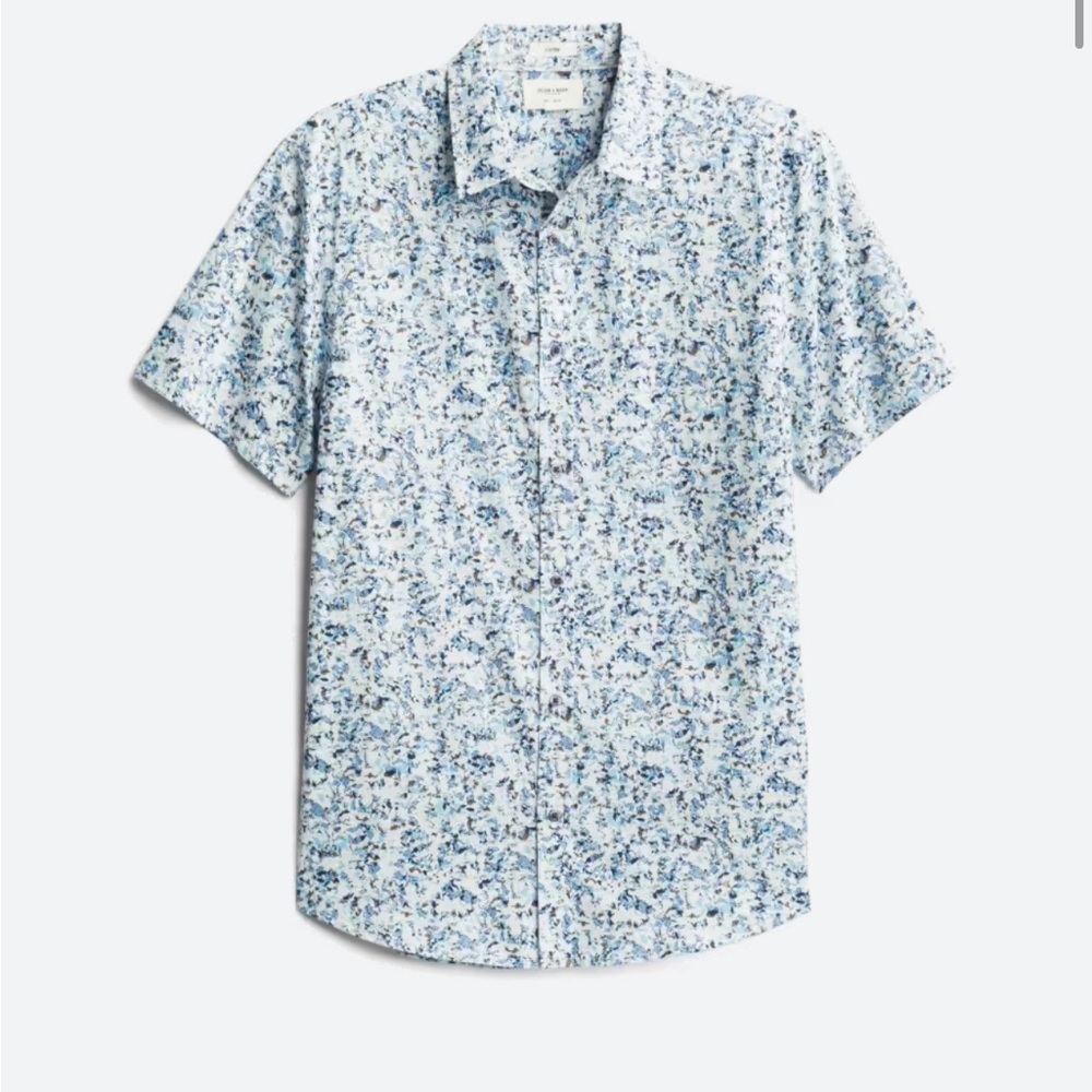 NWT Julian & Mark napoleon printed stretch shirt medium